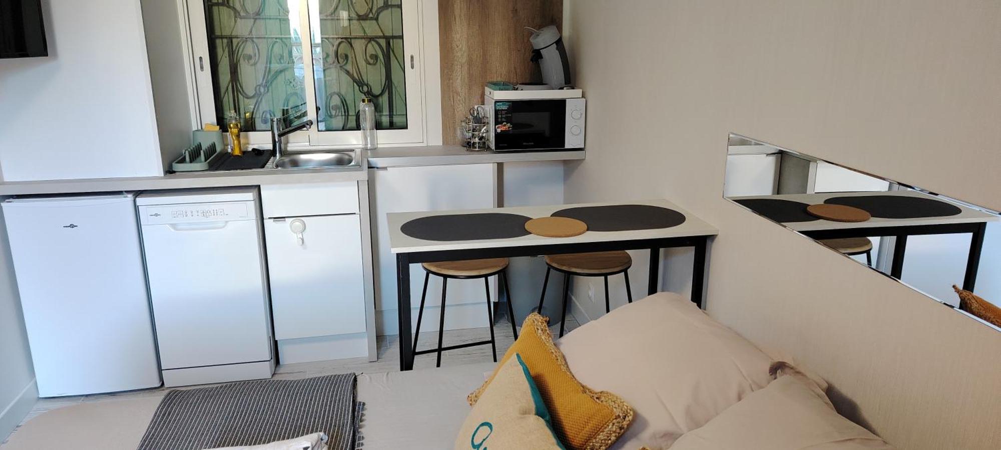 לה ברקרה Studio Cosy Balneo Avec Jardin מראה חיצוני תמונה